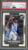 2014-15 Donruss Basketball #142 Joe Johnson Signed Card AUTO PSA Slabbed Nets