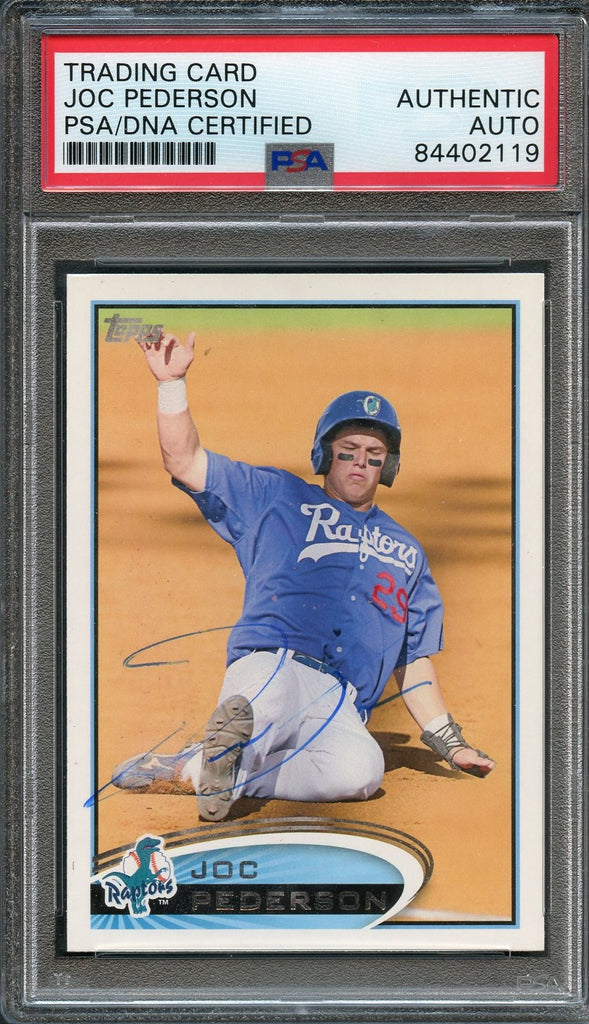 MLB Joc Pederson Signed Trading Cards, Collectible Joc Pederson Signed  Trading Cards