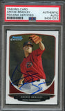 2013 Bowman Draft Chrome #TP30 Archie Bradley Signed Card PSA Slabbed Auto Rookie RC Dbacks