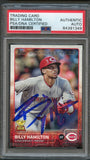 2015 Topps #333 Billy Hamilton Signed Card PSA Slabbed Auto Reds