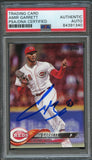 2018 Topps #14 Amir Garrett Signed Card PSA Slabbed Auto Reds