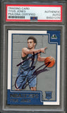 2015-16 NBA Hoops #293 Tyus Jones Signed Card AUTO PSA Slabbed RC Minnesota Timberwolves