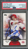 2013 TOPPS #MM-23 TODD FRAZIER Signed Card PSA Slabbed Auto Reds