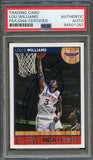 2013-14 NBA Hoops #54 Louis Lou Williams Signed Card AUTO PSA Slabbed Hawks