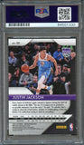 2018-19 Panini Prizm #191 JUSTIN JACKSON Signed Card AUTO PSA Slabbed Kings