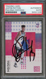 2017-18 Panini Status #104 Justin Patton AUTO card PSA Autographed Signed RC Timberwolves