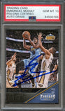 2015-16 Panini Threads #200 Emmanuel Mudiay Signed Rookie Card AUTO 10 PSA Slabbed RC