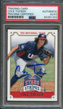 2015 Stars And Stripes #23 Cole Tucker Signed Card PSA Slabbed Auto Pirates