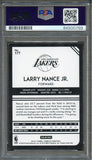 2016-17 Panini Complete #177 Larry Nance Jr. Signed Card AUTO 10 PSA Slabbed Lakers