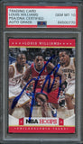 2012-13 NBA Hoops #25 Louis Lou Williams Signed Card AUTO 10 PSA Slabbed 76ers
