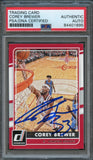 2015-16 Donruss #103 Corey Brewer Signed Card AUTO PSA Slabbed Rockets