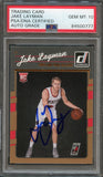 2016-17 Panini Donruss #187 Jake Layman Signed Rookie Card AUTO 10 PSA Slabbed RC Blazers