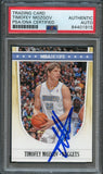 2011-12 NBA Hoops #53 Timofey Mozgov Signed AUTO PSA Slabbed Nuggets