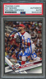 2017 Topps Update #US114 Pat Neshek Signed Card PSA Slabbed Auto Phillies