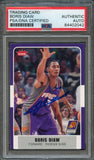 2007-08 Fleer #192 Boris Diaw Signed Card AUTO PSA Slabbed Suns