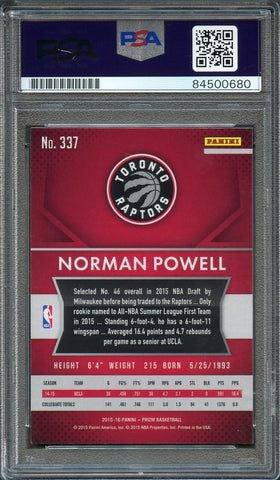 NORMAN POWELL signed 8x10 photo PSA/DNA Toronto Raptors Autographed