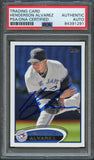 2012 Topps #562 Henderson Alvarez PSA/DNA Slabbed Autographed AUTO Blue Jays