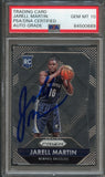 2015-16 Panini Prizm #301 Jarell Martin Signed Card AUTO 10 PSA Slabbed RC Grizzlies