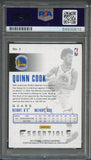 2017-18 Panini Essentials #3 QUINN COOK Signed Rookie Card AUTO 10 PSA Slabbed RC Warriors