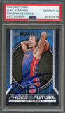2017-18 NBA Hoops Faces of the Future #12 Luke Kennard Signed Rookie Card AUTO 10 PSA Slabbed RC Pistons