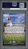 2017 Stadium Club #284 Chase Anderson Signed Card PSA Slabbed Auto Brewers