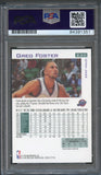 1997-98 Fleer #230 Greg Foster Signed Card AUTO PSA Slabbed Jazz