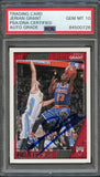 2016-17 NBA Hoops #67 Jerian Grant Signed Card AUTO 10 PSA Slabbed Bulls