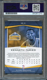 2017-18 Panini Ascension #31 Kenneth Faried Signed AUTO PSA Slabbed Nuggets