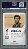 2015-16 NBA Hoops Faces of the Future #12 Justise Winslow Signed Card AUTO PSA/DNA Slabbed RC Heat