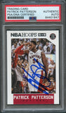 2015-16 NBA Hoops #196 Patrick Patterson Signed Card AUTO PSA Slabbed Raptors