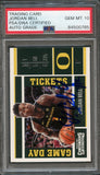 2017 Contenders Draft Picks Game Day #32 Jordan Bell Signed Card AUTO 10 PSA Slabbed Oregon Ducks