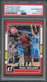 2015-16 Donruss #17 Paul Millsap Signed Card AUTO PSA Slabbed