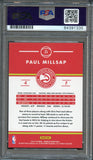 2015-16 Donruss #17 Paul Millsap Signed Card AUTO PSA Slabbed