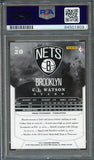 2012-13 Panini Brilliance #20 C.J. Watson Signed Card AUTO PSA Slabbed Nets