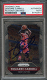 2015-16 Panini Prizm #101 DeMarre Carroll Signed Card AUTO PSA Slabbed Raptors