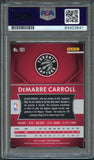 2015-16 Panini Prizm #101 DeMarre Carroll Signed Card AUTO PSA Slabbed Raptors