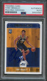 2017-18 NBA Hoops #278 Tony Bradley Signed Card AUTO PSA Slabbed RC Jazz