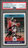 2017-18 NBA Hoops #19 Michael Carter-Williams Signed Card AUTO PSA/DNA Slabbed Hornets