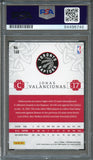 2016-17 Panini Excalibur #168 Jonas Valanciunas Signed Card AUTO PSA Slabbed Toronto Raptors