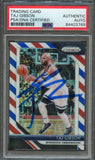 2017-18 Panini Prizm #156 Taj Gibson Signed Card AUTO PSA Slabbed Timberwolves