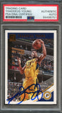 2018 Donruss Basketball #132 Thaddeus Young Signed Card AUTO PSA Slabbed Pacers