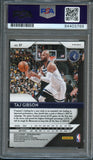 2017-18 Panini Prizm #156 Taj Gibson Signed Card AUTO PSA Slabbed Timberwolves