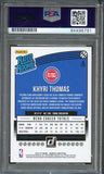 2018-19 Donruss Rated Rookie #173 Khyri Thomas Signed Card AUTO PSA Slabbed RC Pistons