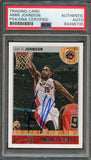 2013-14 NBA Hoops #20 Amir Johnson Signed Card AUTO PSA Slabbed Raptors