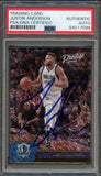 2016-17 Panini Prestige #105 Justin Anderson Signed Card AUTO PSA Slabbed Mavericks