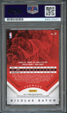 2013-14 Panini Prestige #12 Nicolas Batum Signed Card AUTO 10 PSA Slabbed Blazers