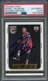 2016-17 Panini Complete #2 Denzel Valentine Signed Card AUTO PSA Slabbed