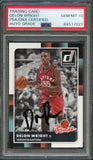 2015-16 Donruss The Rookies #44 Delon Wright Signed Card AUTO 10 PSA Slabbed RC Raptors