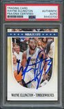 2011-12 NBA Hoops #134 Wayne Ellington Signed Card AUTO PSA Slabbed Timberwolves