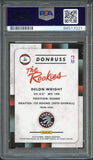 2015-16 Donruss The Rookies #44 Delon Wright Signed Card AUTO 10 PSA Slabbed RC Raptors